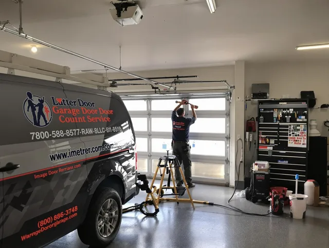 Somerset Garage Door Repair team performing same-day garage door repair in Somerset